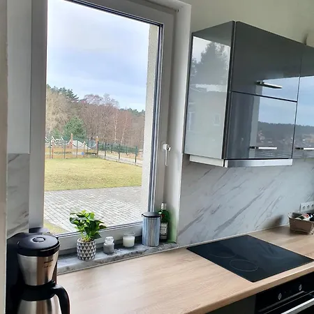 Feriehus Ferienhaus Seeblick Wisełka